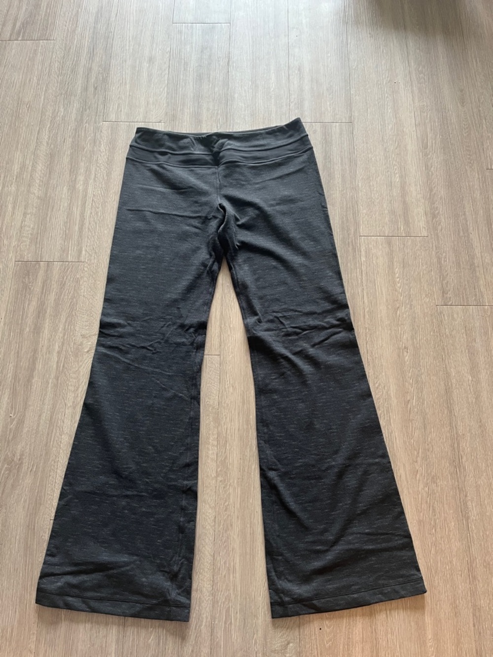 Lululemon Athletica Dark Gray Flare Leggings Size 12 Tall